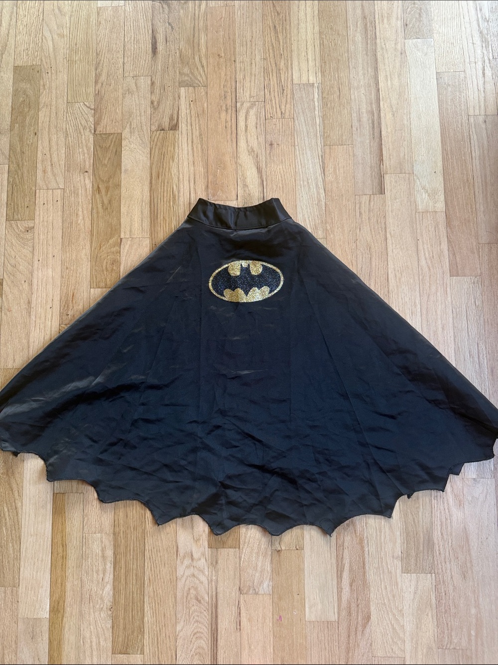 Batgirl Black Cape with Gold Emblem